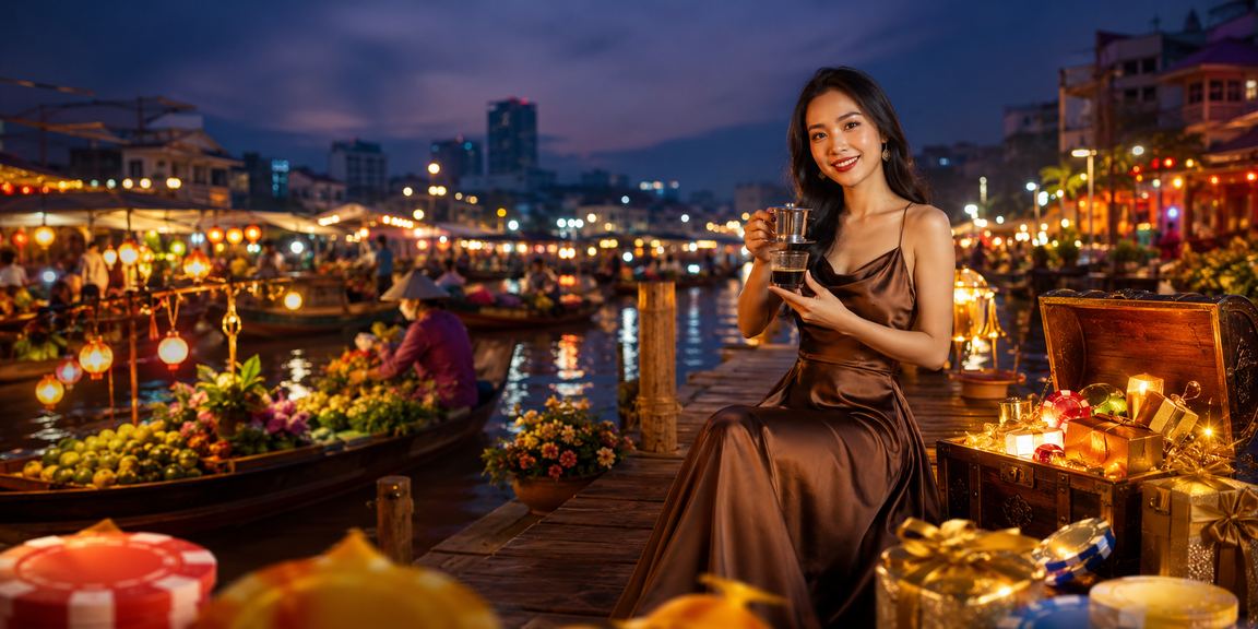 Màn hình hiển thị thống kê cược và số dư tài khoản casino trực tuyến Việt Nam
